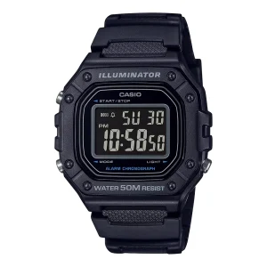ساعت  مچی  اسپرت Casio (کاسیو ) بند رزین مدل W-218H-1BV