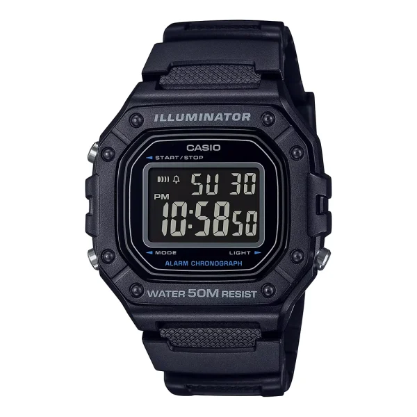 ساعت  مچی  اسپرت Casio (کاسیو ) بند رزین مدل W-218H-1BV