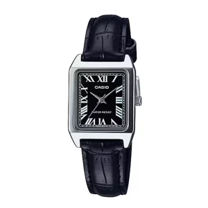 ساعت مچی زنانه Casio (کاسیو ) بند چرم مدل LTP-V007L-1B