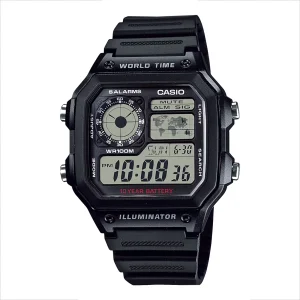ساعت مچی اسپرت Casio (کاسیو ) بند فلز مدل AE-1200WH-1AV