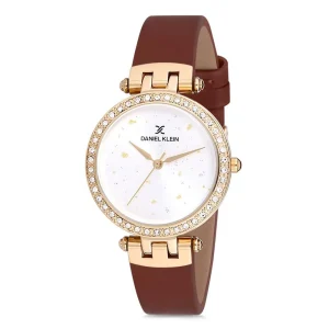 ساعت مچی زنانه  Daniel Klein(دنیل کلین)  بند چرم  مدل DK12199-5