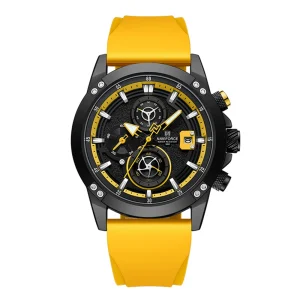 ساعت مچی مردانه Naviforce (نیوی فورس) بند سیلیکون مدل NF8033