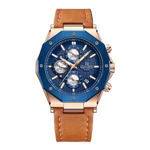 ساعت مچی مردانه  Naviforce (نیوی فورس) بند چرم مدل NF8028