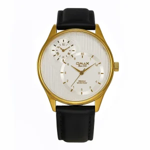 ساعت مچی مردانه Omax (اوماکس) بند چرم  مدل S002G62A