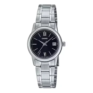 ساعت مچی زنانه Casio (کاسیو) مدل LTP-V002D-1B3 بند استیل اورجینال