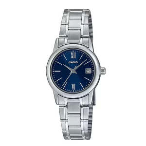 ساعت مچی زنانه Casio (کاسیو) مدل LTP-V002D-2B3 بند استیل اورجینال