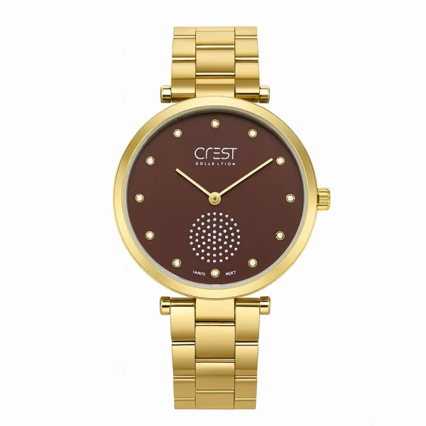 ساعت مچی زنانه Crest (کرست) بند فلز مدل 6019/4