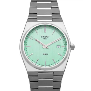 ساعت مچی مردانه استیل با رنگ صفحه آیس‌ مینت prxتیسوت