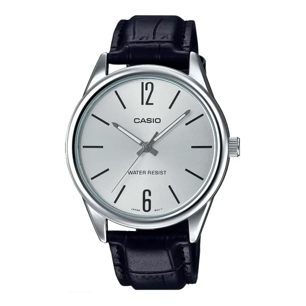 ساعت مچی مردانه Casio (کاسیو ) بند چرم مدل MTP-V005L-7B