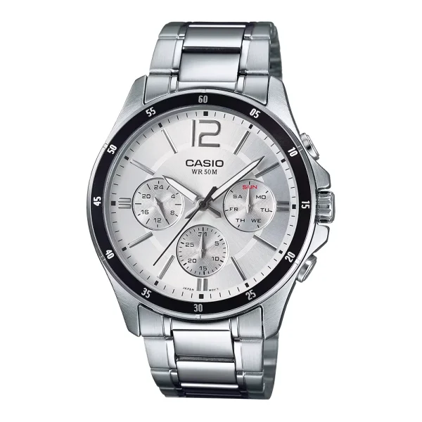 ساعت مچی  مردانه Casio  (کاسیو ) بند فلز  مدل MTP-1374D-7AV
