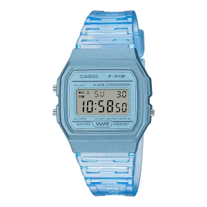 ساعت مچی دیجیتال زنانه/مردانه Casio (کاسیو ) بند رزین مدل F-91WS-2 اورجینال