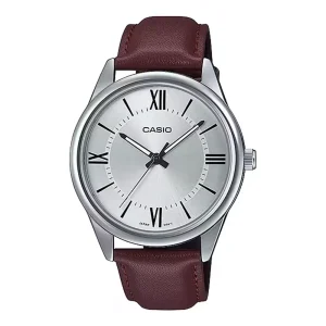 ساعت مچی مردانه Casio (کاسیو ) بند چرم مدل MTP-V005L-7B5