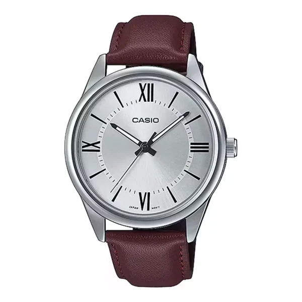 ساعت مچی مردانه Casio (کاسیو ) بند چرم مدل MTP-V005L-7B5