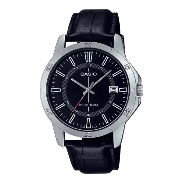 ساعت مچی مردانه Casio (کاسیو ) بند چرم مدل MTP-V004L-1C