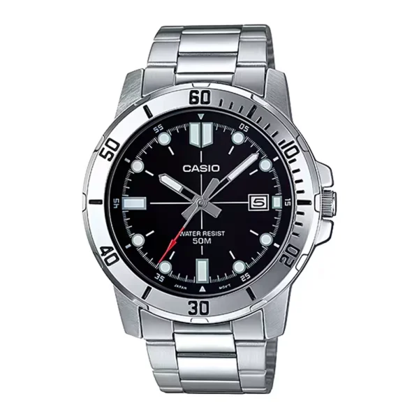 ساعت مچی  مردانه Casio (کاسیو ) بند فلز  مدل MTP-VD01D-1EV
