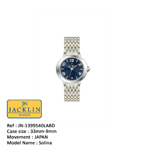 ساعت مچی فلزی زنانه جَکلین Solina مدل JN-1399540L
