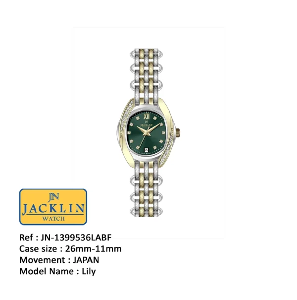 ساعت مچی فلزی زنانه جَکلین Lily مدل JN-1399536L