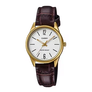 ساعت مچی زنانه Casio (کاسیو ) بند چرم مدل LTP-V005GL-7B