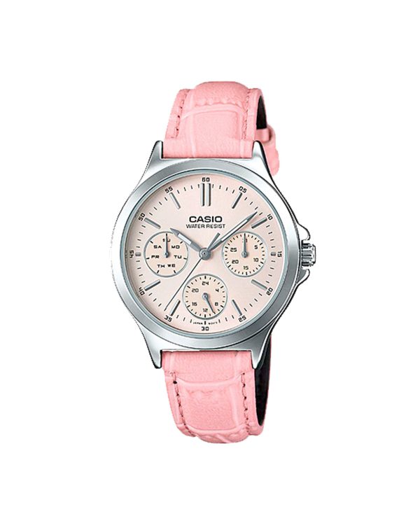 ساعت مچی زنانه Casio (کاسیو ) بند چرم مدل LTP-V300L-4A