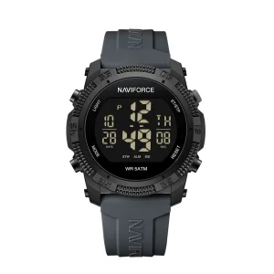 ساعت مچی دیجیتال مردانه NaviForce (نیوی فورس) بند سیلیکونی مدل NF7104